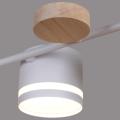 68730-0.3-08 GX53 WH+WOOD светильник потолочный