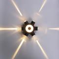 86973-9.2-007U LED2W+6*1W BK светильник настенный