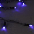 A-057A BL/W FLASH гирлянда светодиодная 5х0,6м 180LED в виде "бахрома" , провод черный,морозостойк.