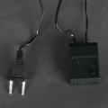 A-514 MIX гирлянда светодиодная "Роса", 9м, 300 LED, 220V, темно-зеленый провод