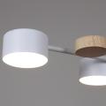 03758-0.3-10 WT+WOOD GX53 светильник потолочный