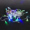 A-019 LED RGB гирлянда светодиодная 5м, прозрачный провод