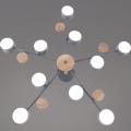 03758-0.3-10 GREY+WOOD GX53 светильник потолочный
