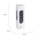 13002-9.3-001UR magnetic LED6W BK CCT+SMART