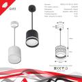 53002-0.9-001LD GX53 BK светильник точ.