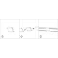 RL 06101 straight connector BK