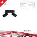 13005-9.3-002UR magnetic LED2x5W BK CCT+SMART