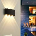 86833-9.2-006KT "L" LED6*1W BK светильник настенный