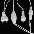 A-012R PP светодиодная гирлянда "бахрома" 3x0.6м 140LED белый провод