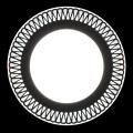 63912-9.0-001RD LED12+4W BK панель светодиодная