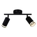 16001-9.5-002CT SPOT LIGHT GU10 BK светильник точ.