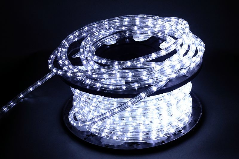 11-2W-100M-220V-LED-U CUT 1M WT дюралайт круглый