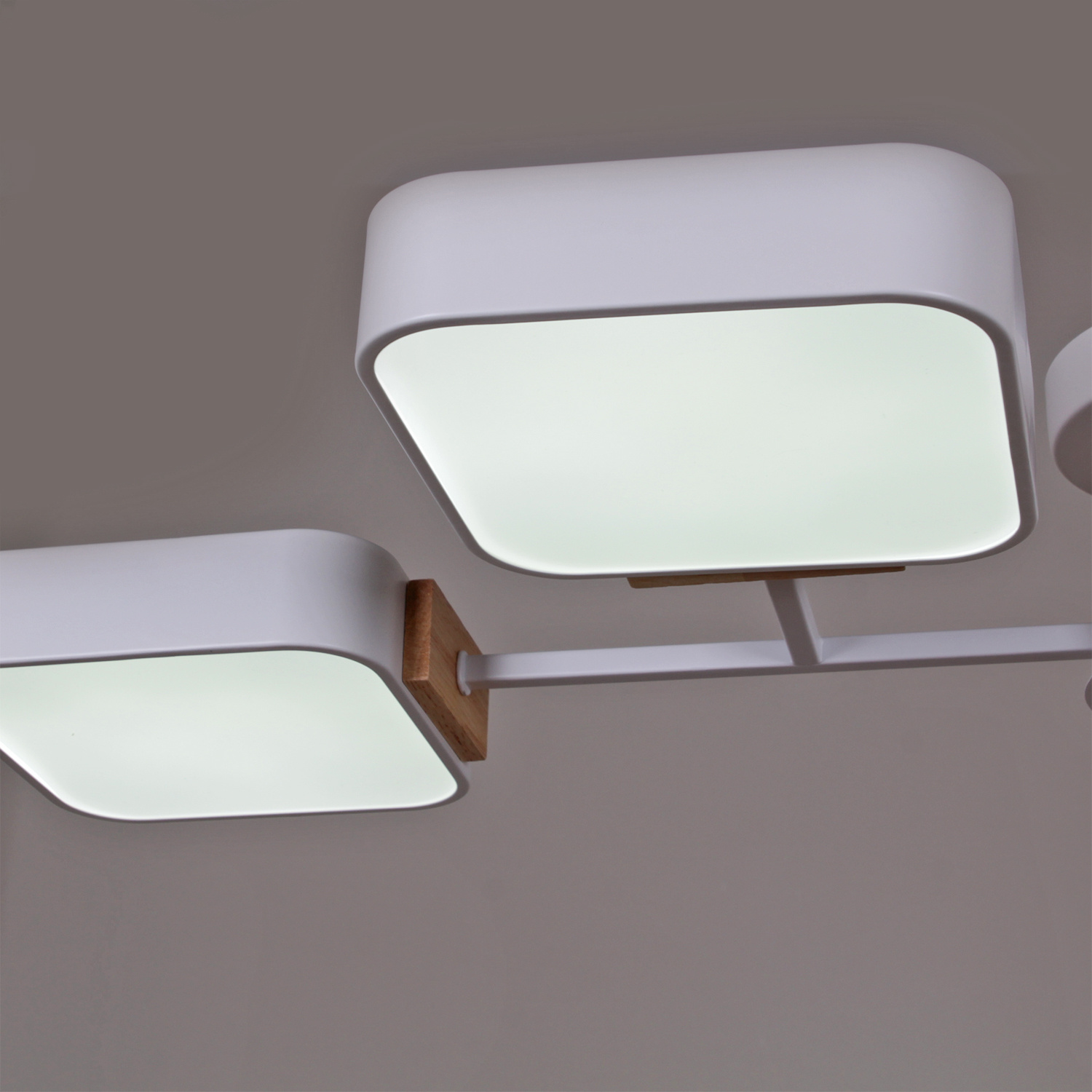 03363-0.3-06 WH+WOOD светильник потолочный