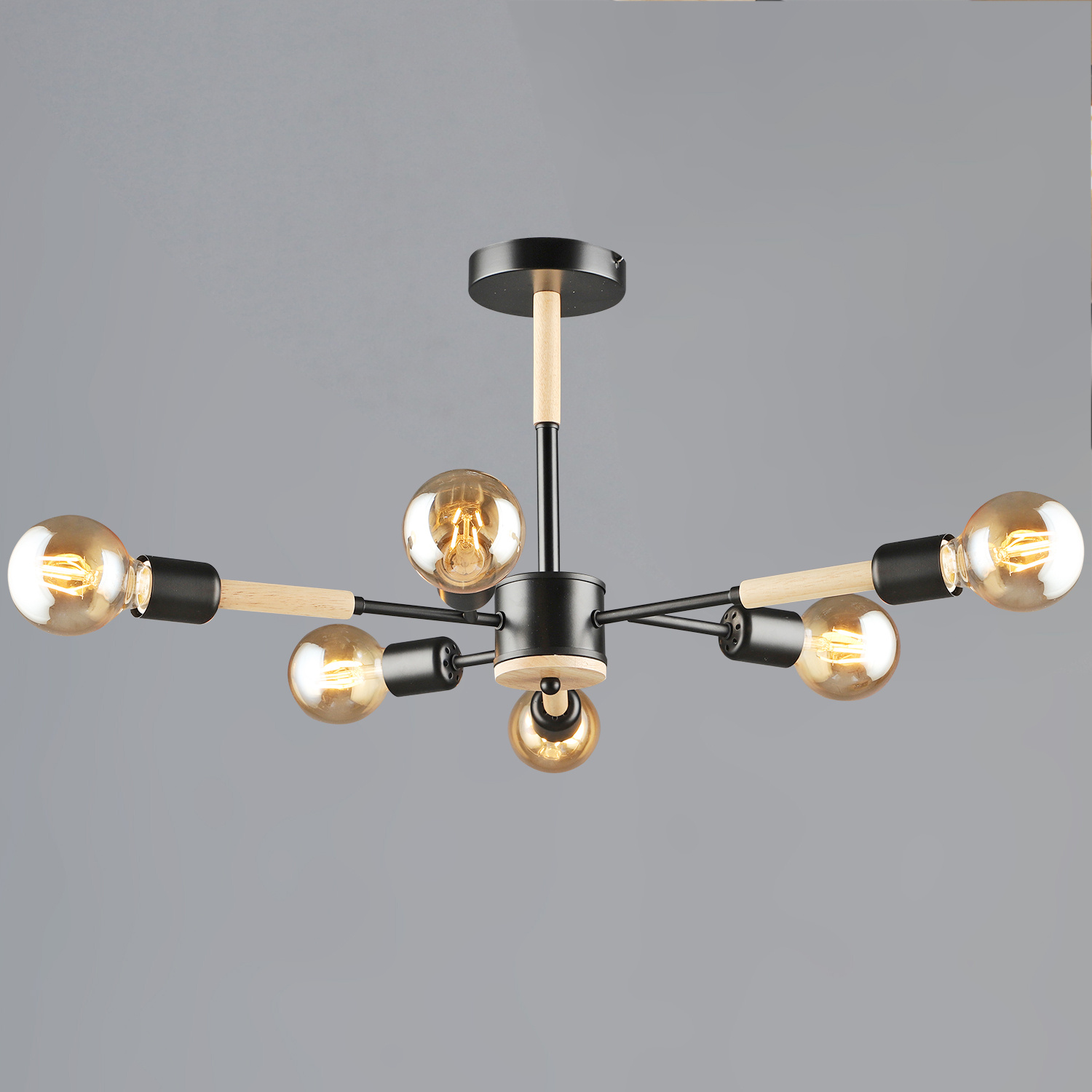 99960-0.3-06 BK+WOOD светильник потолочный