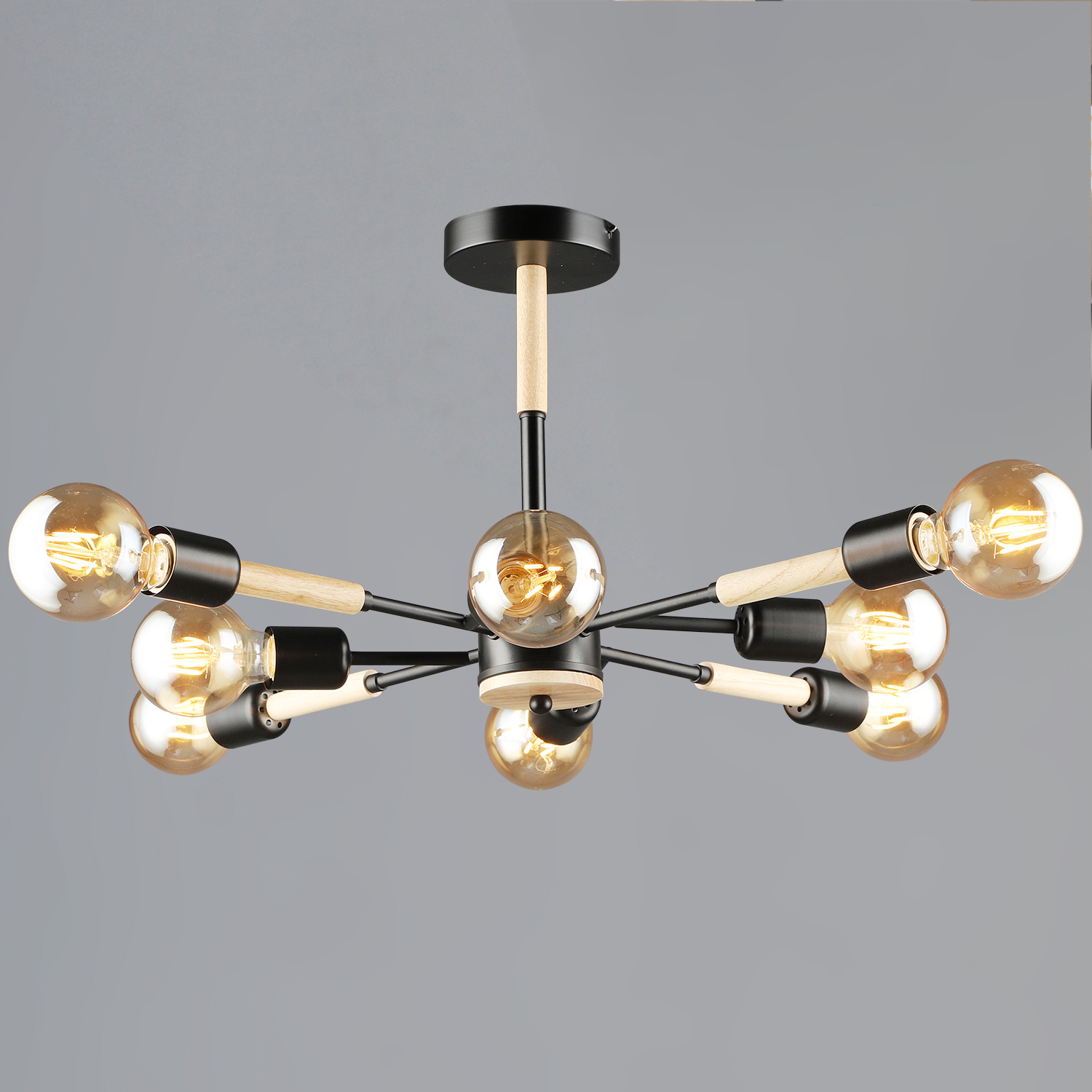 99960-0.3-08 BK+WOOD светильник потолочный