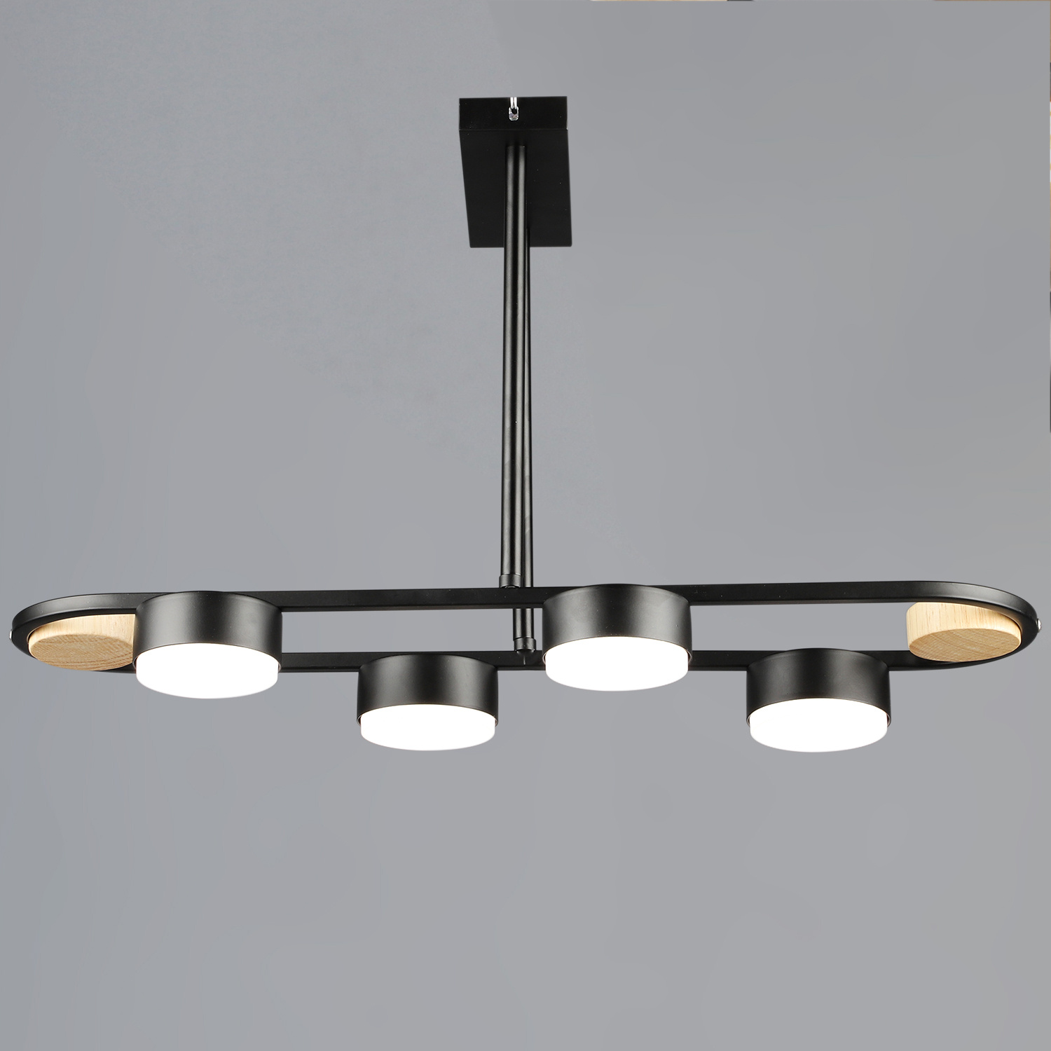 02760-0.3-04 BK+WOOD GX53 светильник потолочный