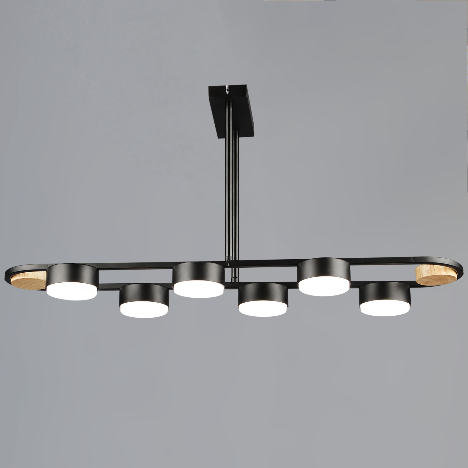 02760-0.3-06 BK+WOOD GX53 светильник потолочный