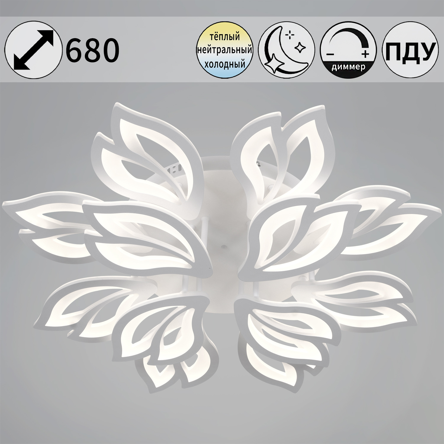 10150-0.3-8+4 WH светильник потолочный