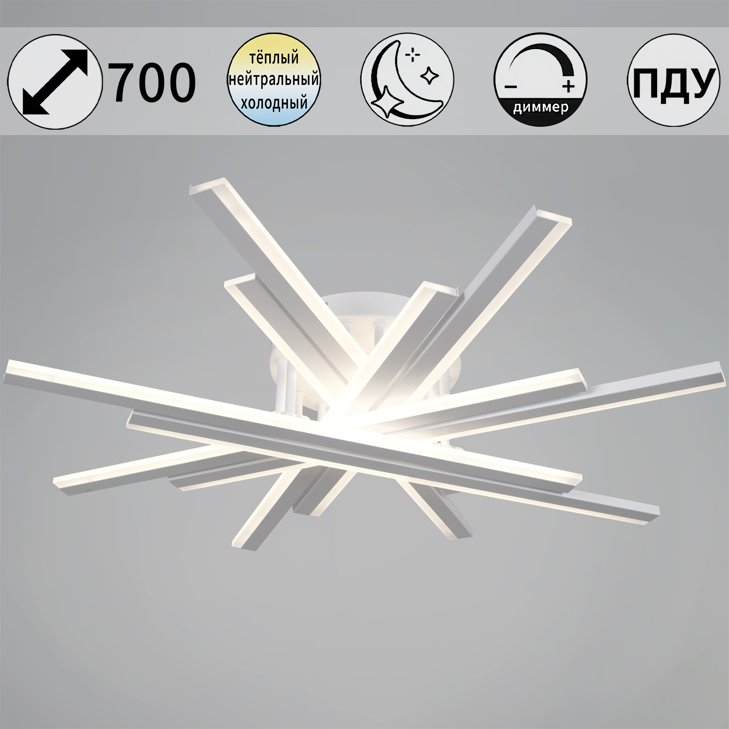 16090-0.3-08 BK/WH светильник потолочный