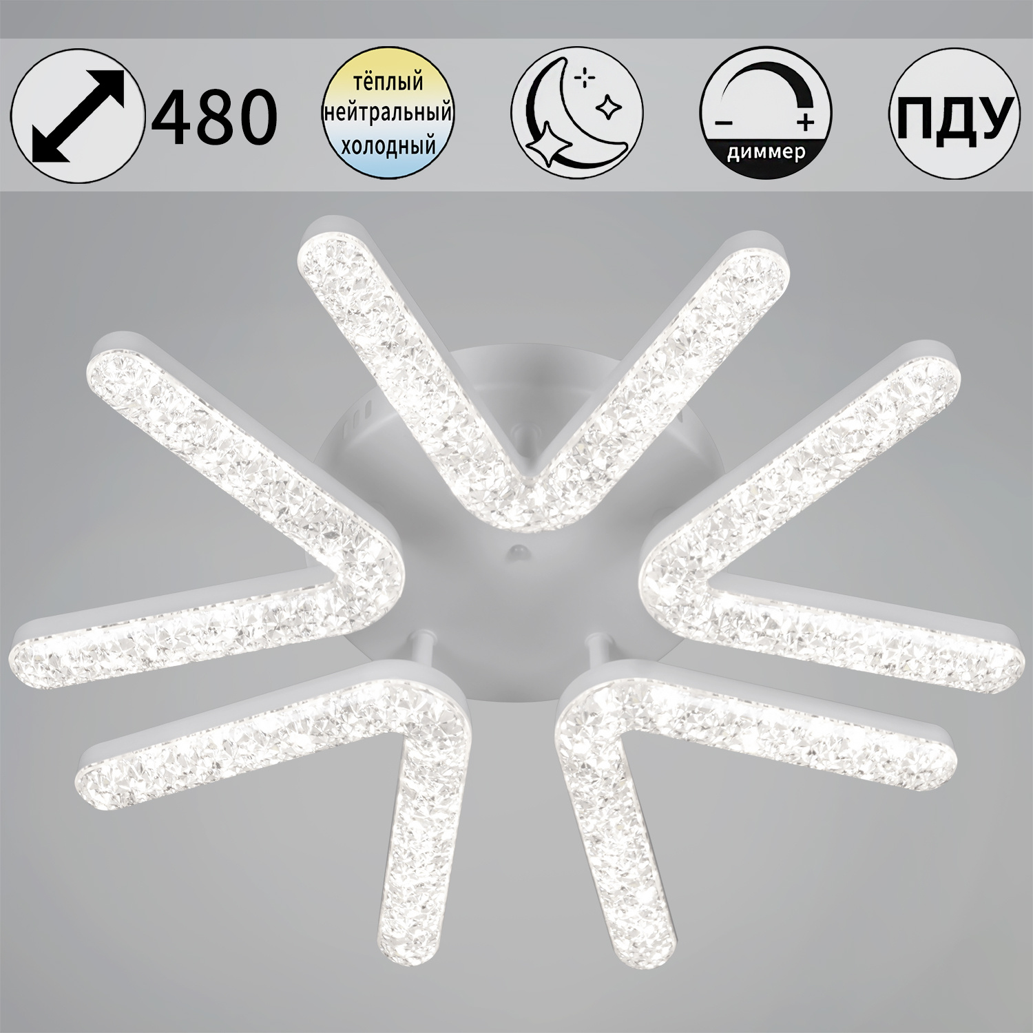 72190-0.3-05 WH светильник потолочный