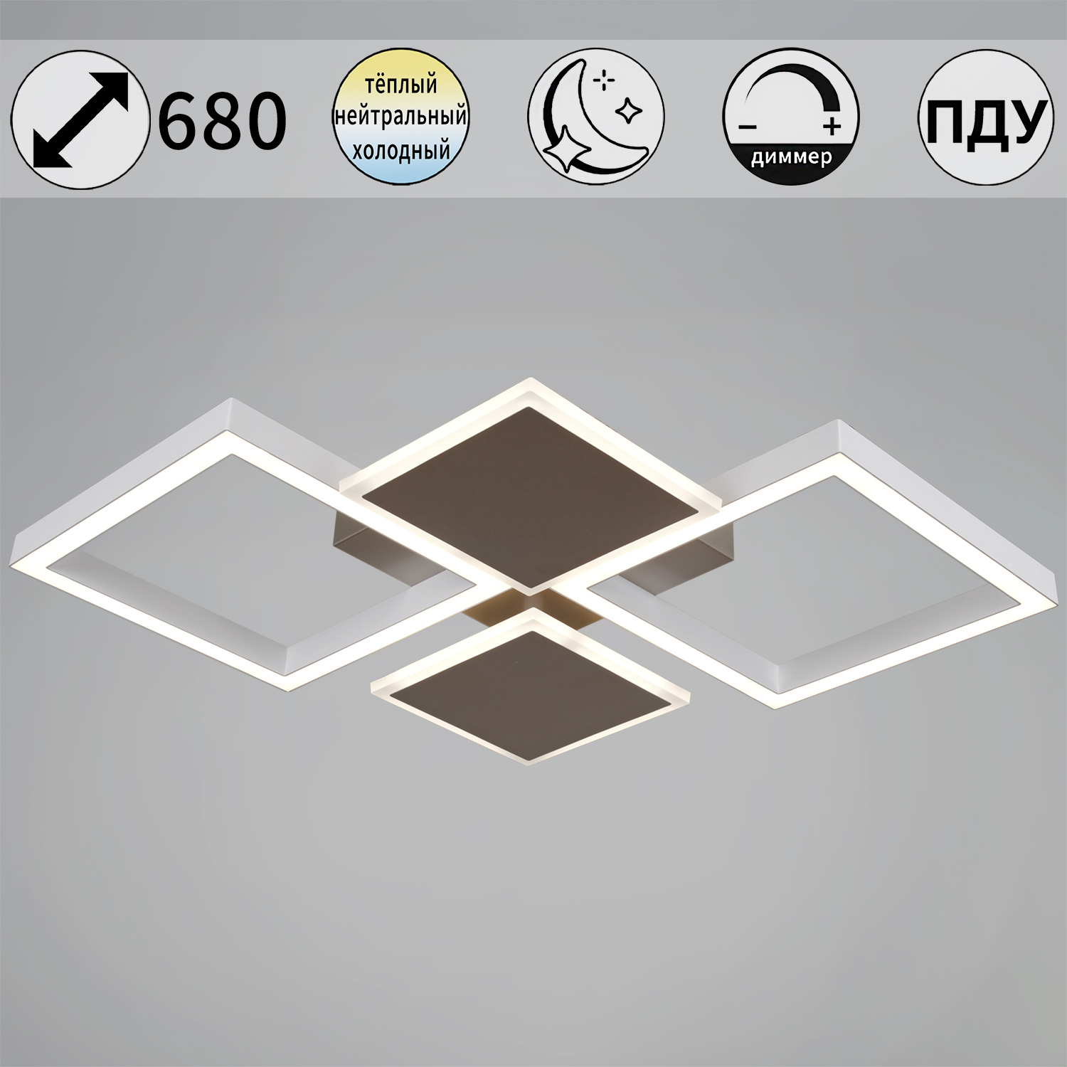 55406-0.3-2+2 светильник потолочный