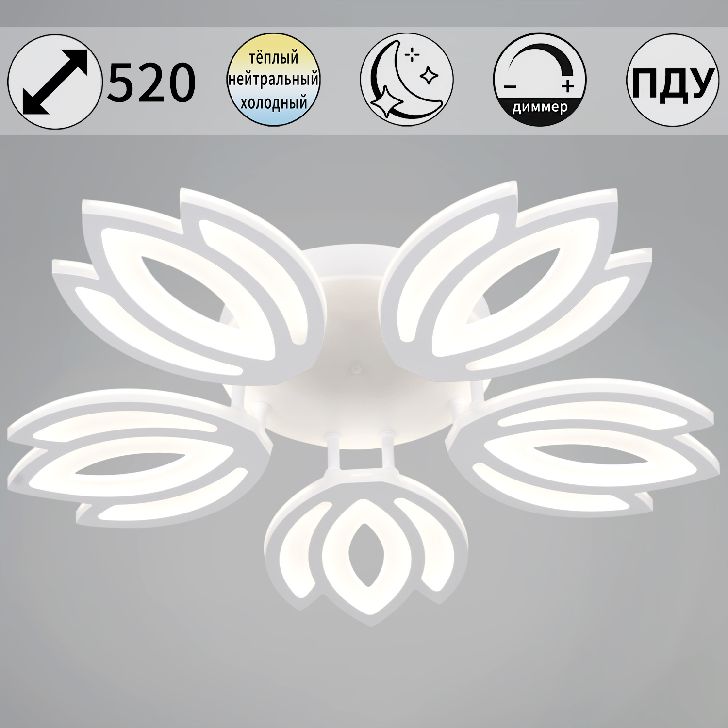 08429-0.3-05 WH светильник потолочный