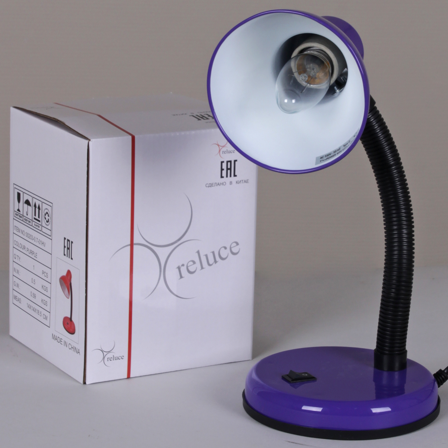 00203-0.7-01 PURPLE светильник настольный