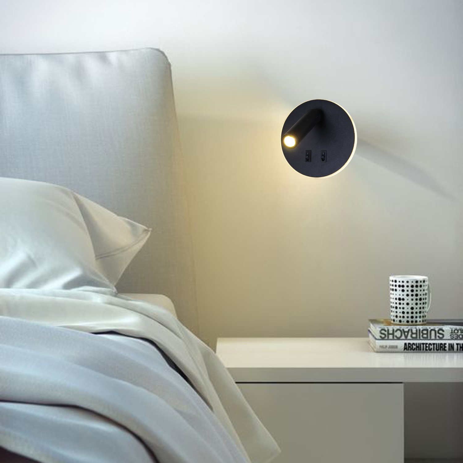 86203-9.2-001KT LED12W "L" BK светильник настенный